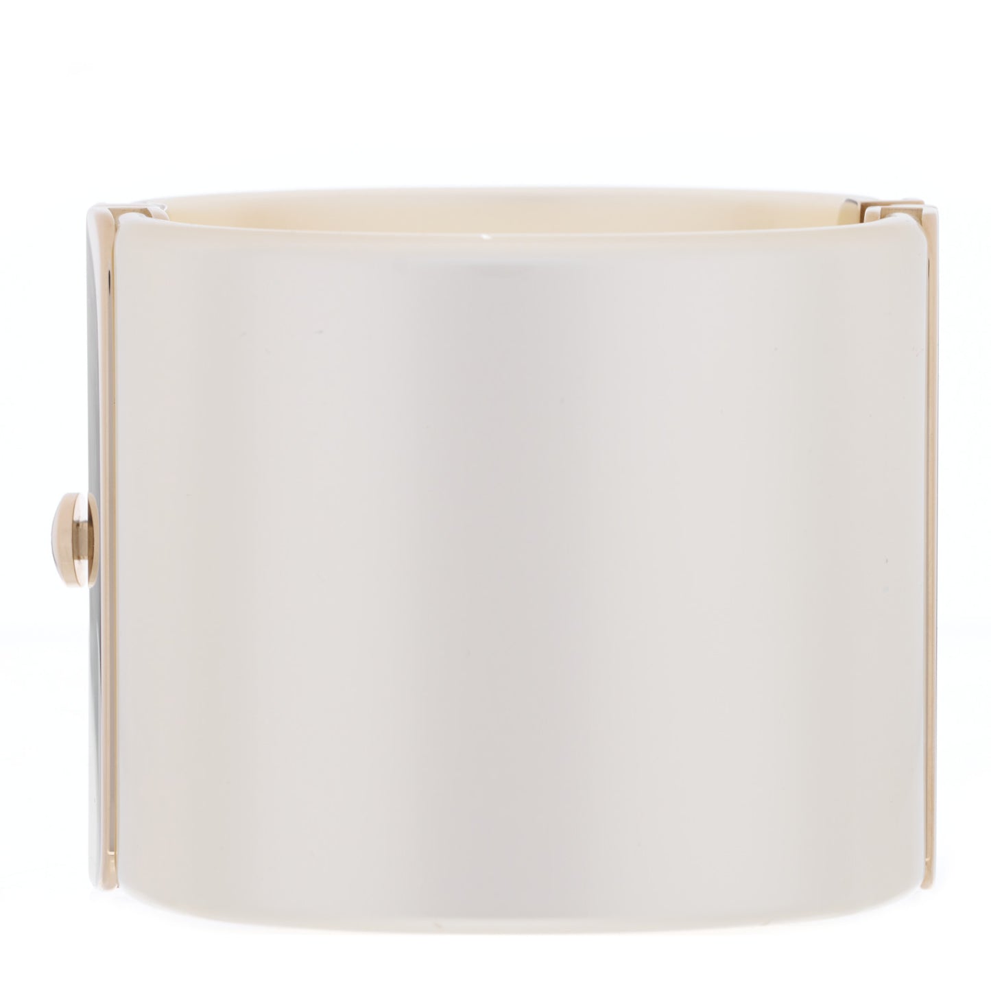 Resin CC Cuff Pearly White Gold