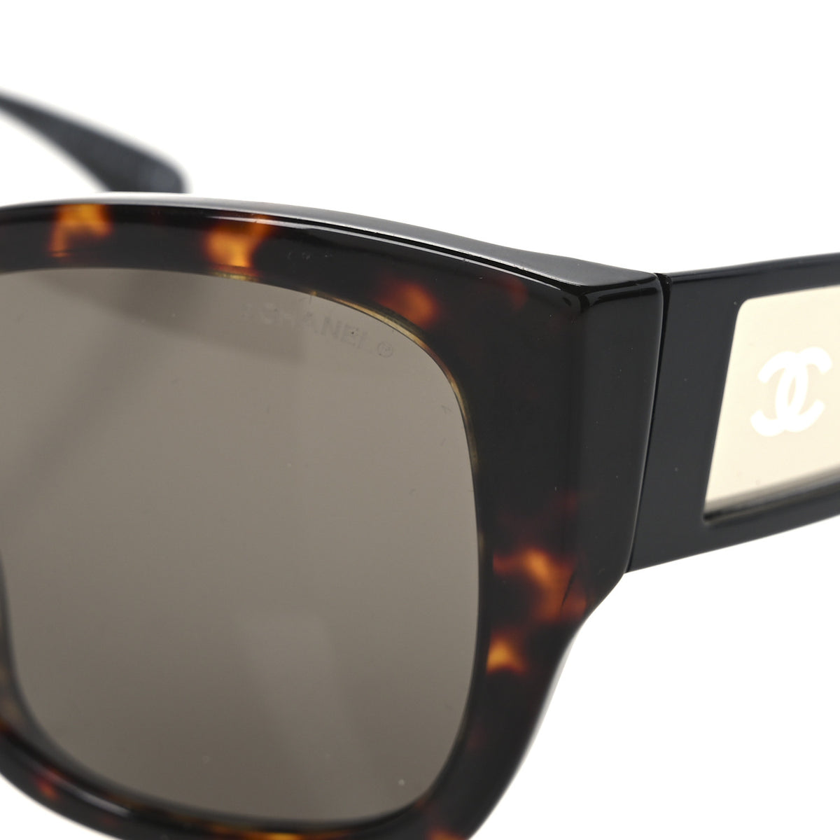 Chanel Acetate Butterfly Signature CC Sunglasses 5429-A Black 7 of 7
