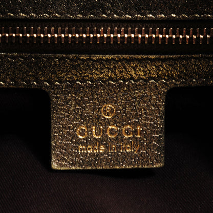 Gucci Monogram Bamboo Ring Hobo Metallic 6 of 7