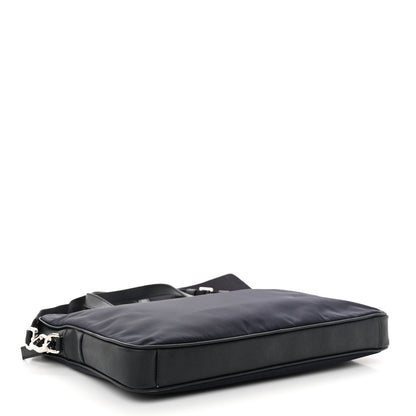 Prada Tessuto Nylon Saffiano Briefcase Black 4 of 9