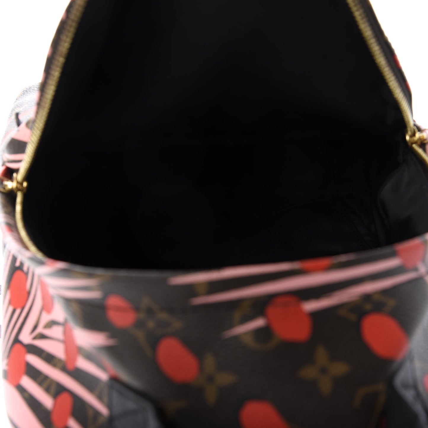 Monogram Jungle Dots Palm Springs Backpack PM Sugar Pink Poppy