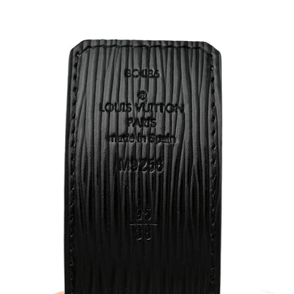 Louis Vuitton Calfskin Monogram LV Initiales Reversible Belt 95 38 Black 3 of 5
