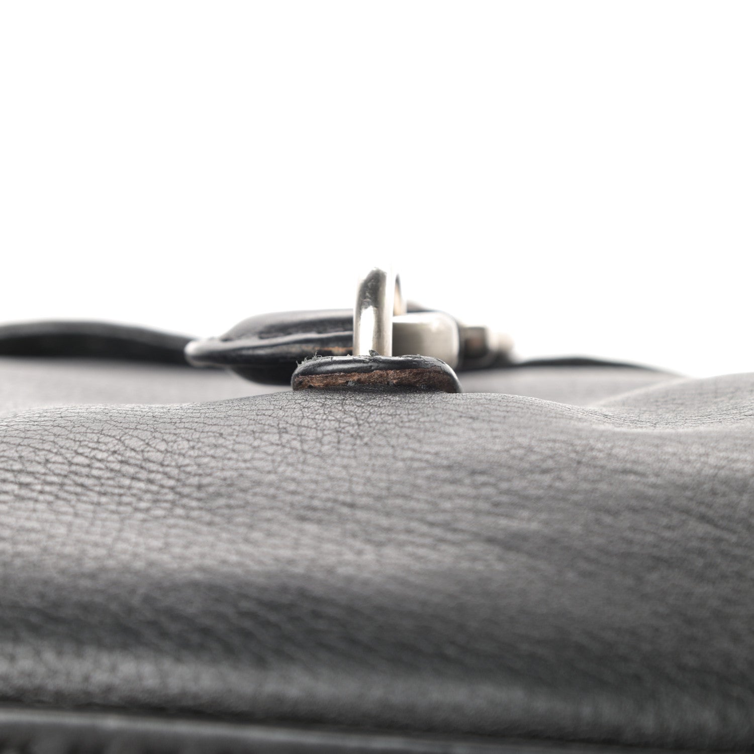Prada Vitello Daino Shoulder Flap Bag Black 12 of 15