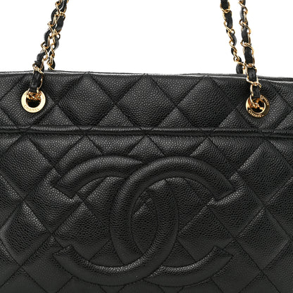 Chanel Caviar Quilted Timeless CC Soft Tote Black 8 of 11