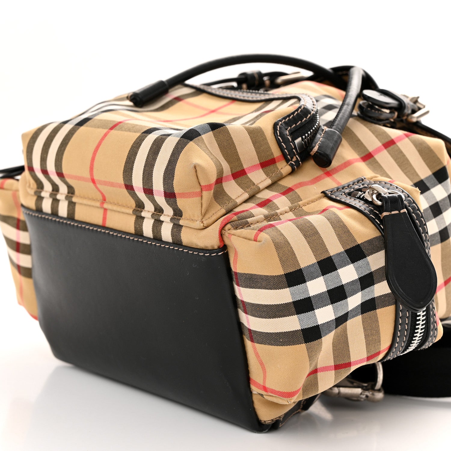 Burberry Vintage Check Small Rucksack Backpack Antique Yellow 9 of 12