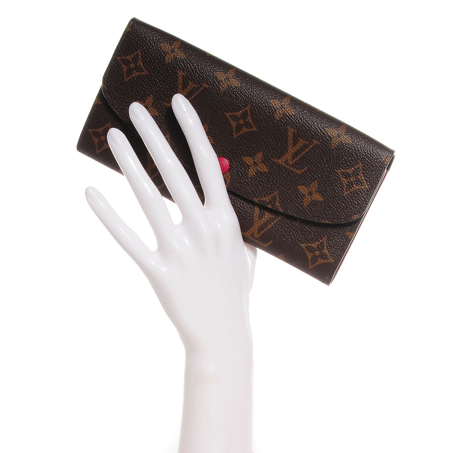 Louis Vuitton Monogram Emilie Wallet Fuchsia 2 of 7
