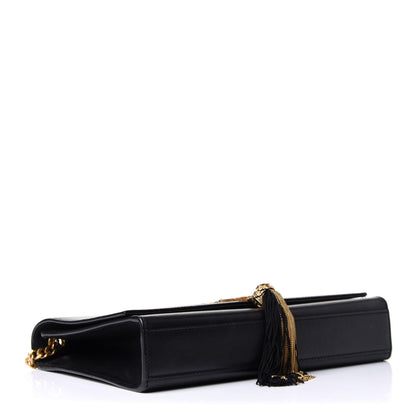 Saint Laurent Smooth Calfskin Medium Classic Monogram Kate Tassel Satchel Black 4 of 10