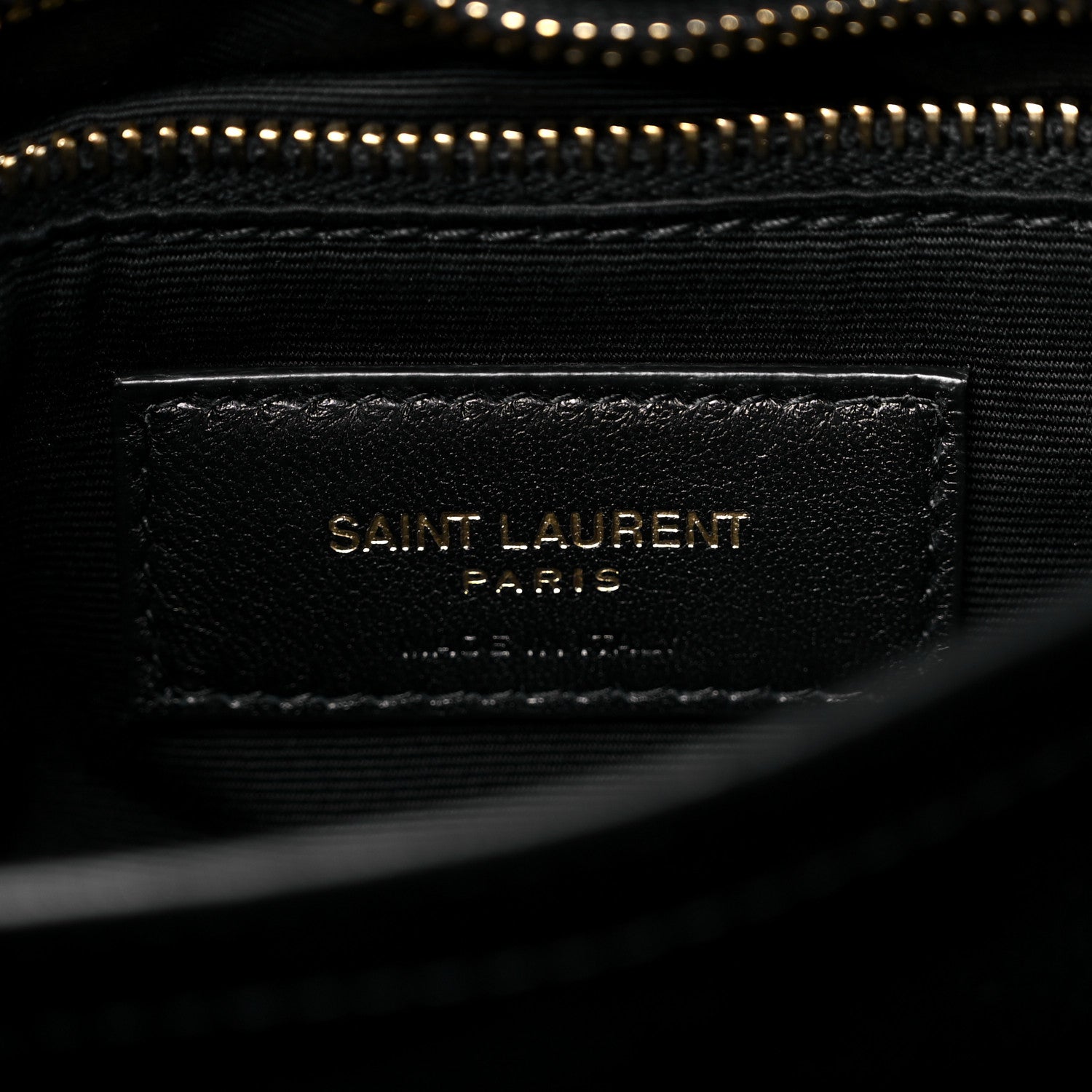 Saint Laurent Calfskin Y Quilted Monogram Toy Loulou Crossbody Bag Black 7 of 11