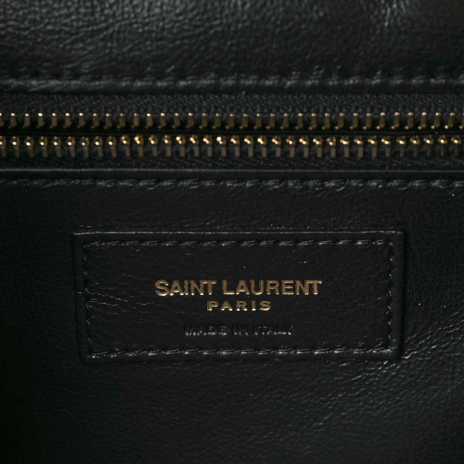 Saint Laurent Vintage Lambskin Gaby Chain Bag Black 6 of 6