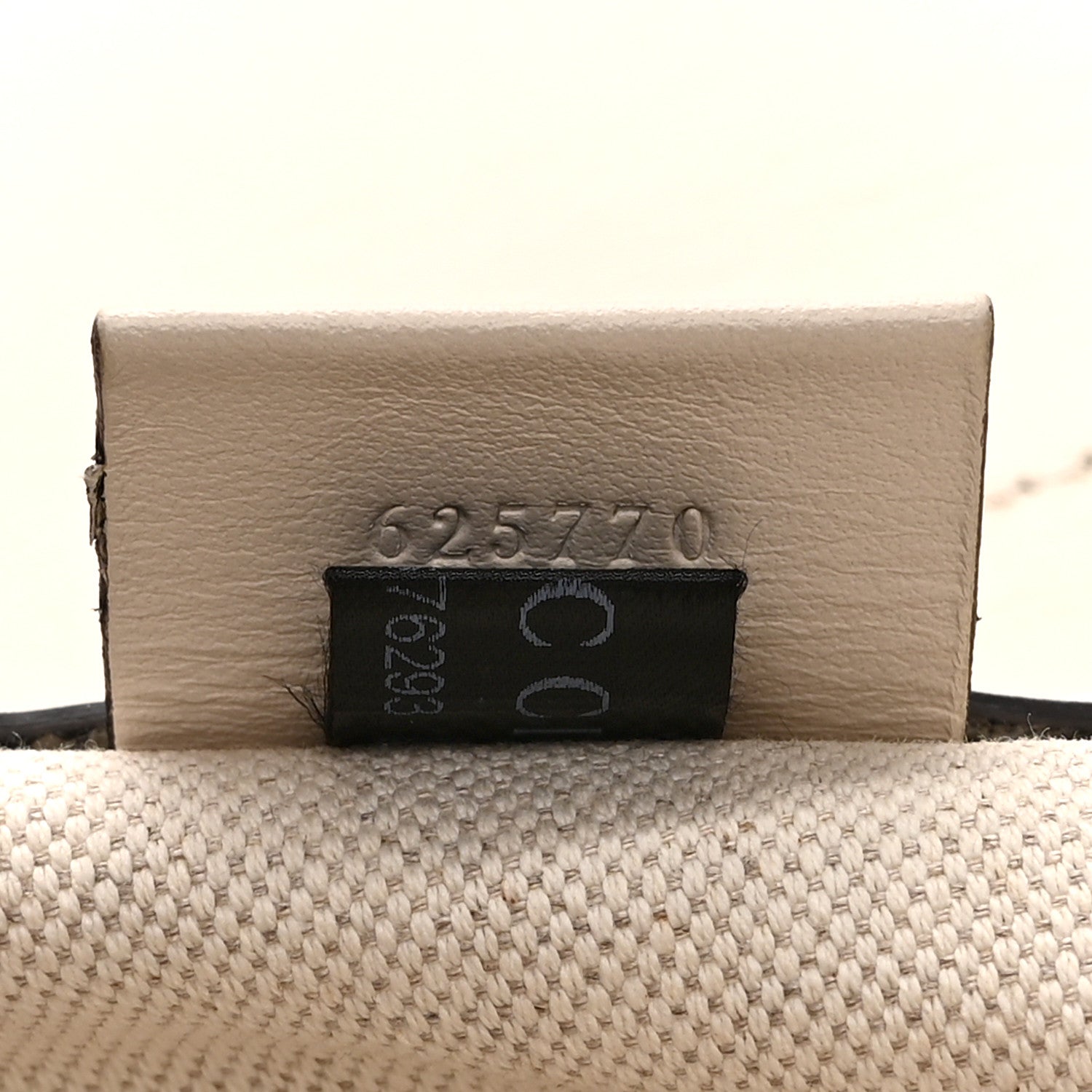 Gucci Piuma Calfskin Jumbo GG Embossed Double Buckle Backpack Mystic White 7 of 10