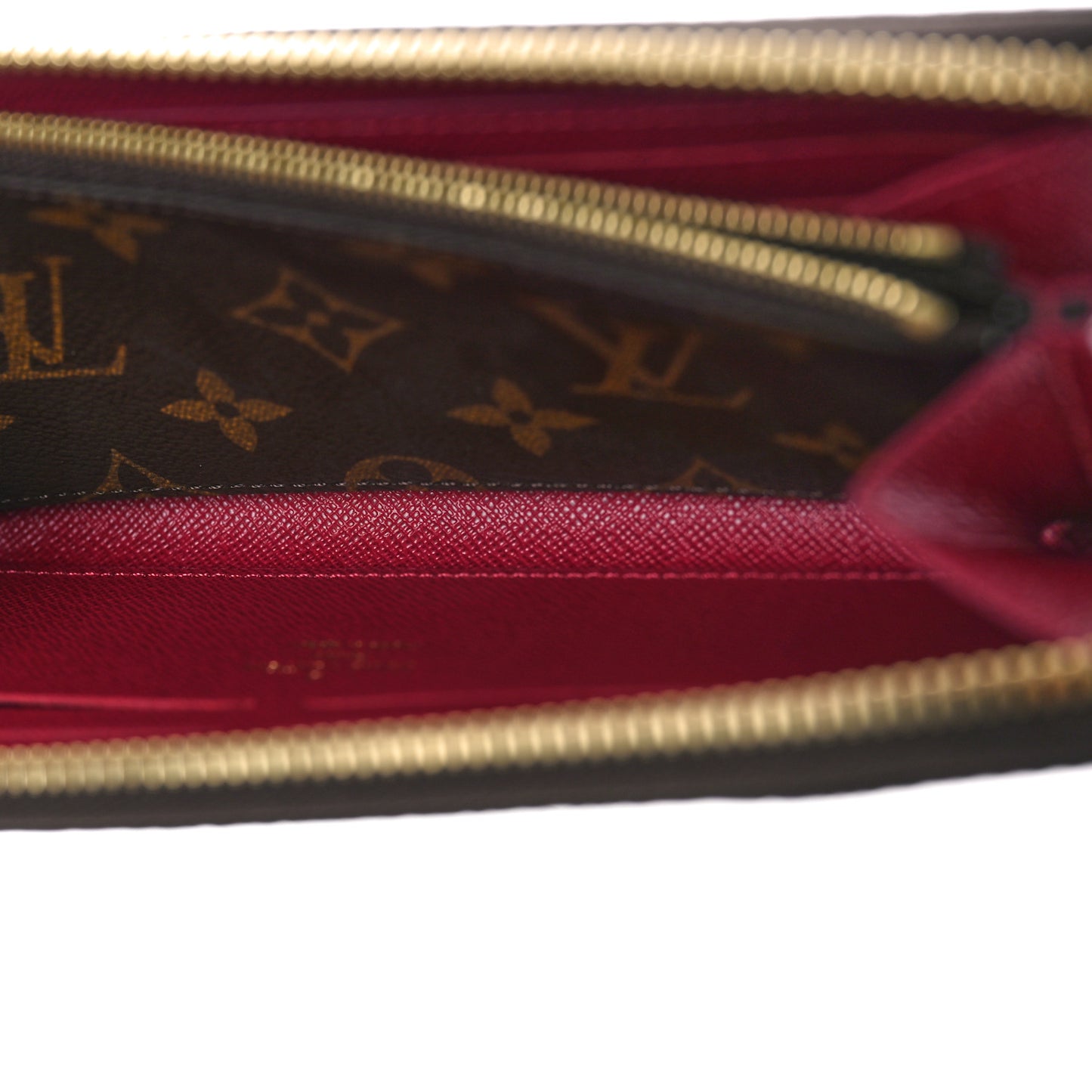 Monogram Clemence Wallet Fuchsia
