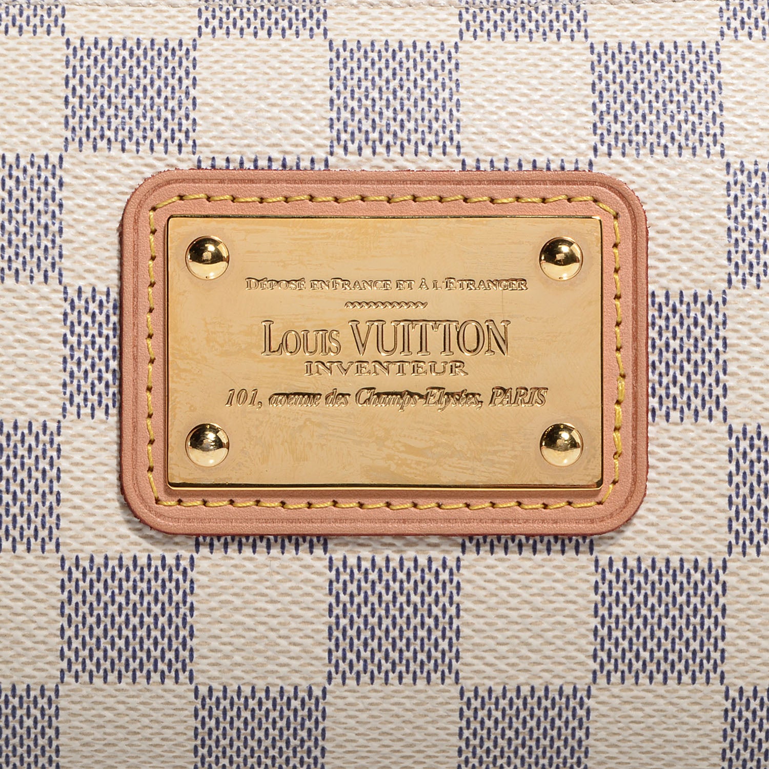 Louis Vuitton Damier Azur Eva Clutch 10 of 10