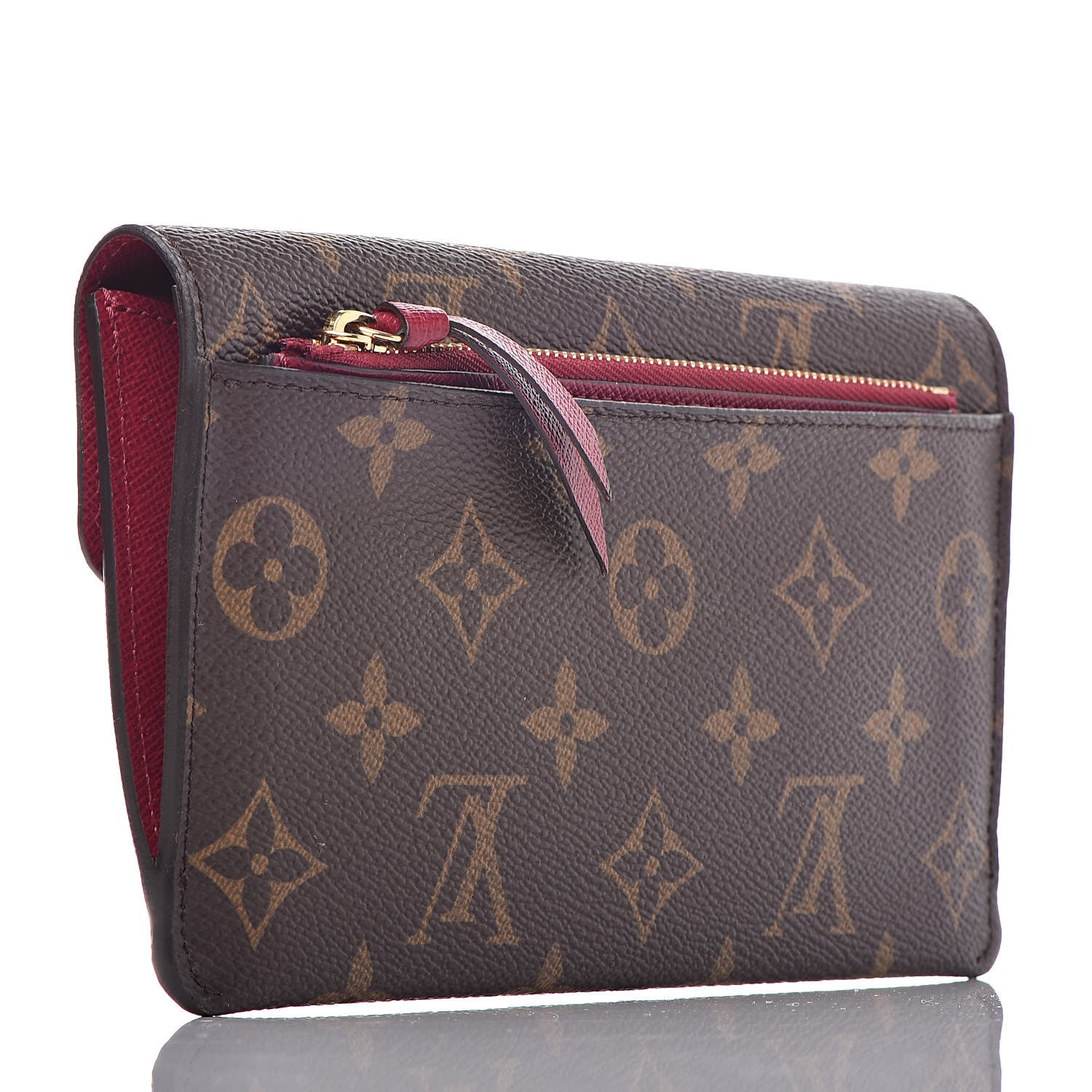 Louis Vuitton Monogram Jeanne Wallet Fuchsia 4 of 11