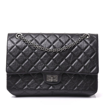 Chanel Aged Calfskin Quilted 2.55 Reissue 226 Flap Black 1 of 8