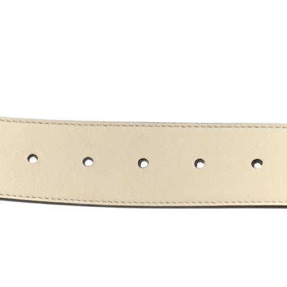 Gucci Calfskin Double G 40mm Belt 75 30 Mystic White 3 of 8