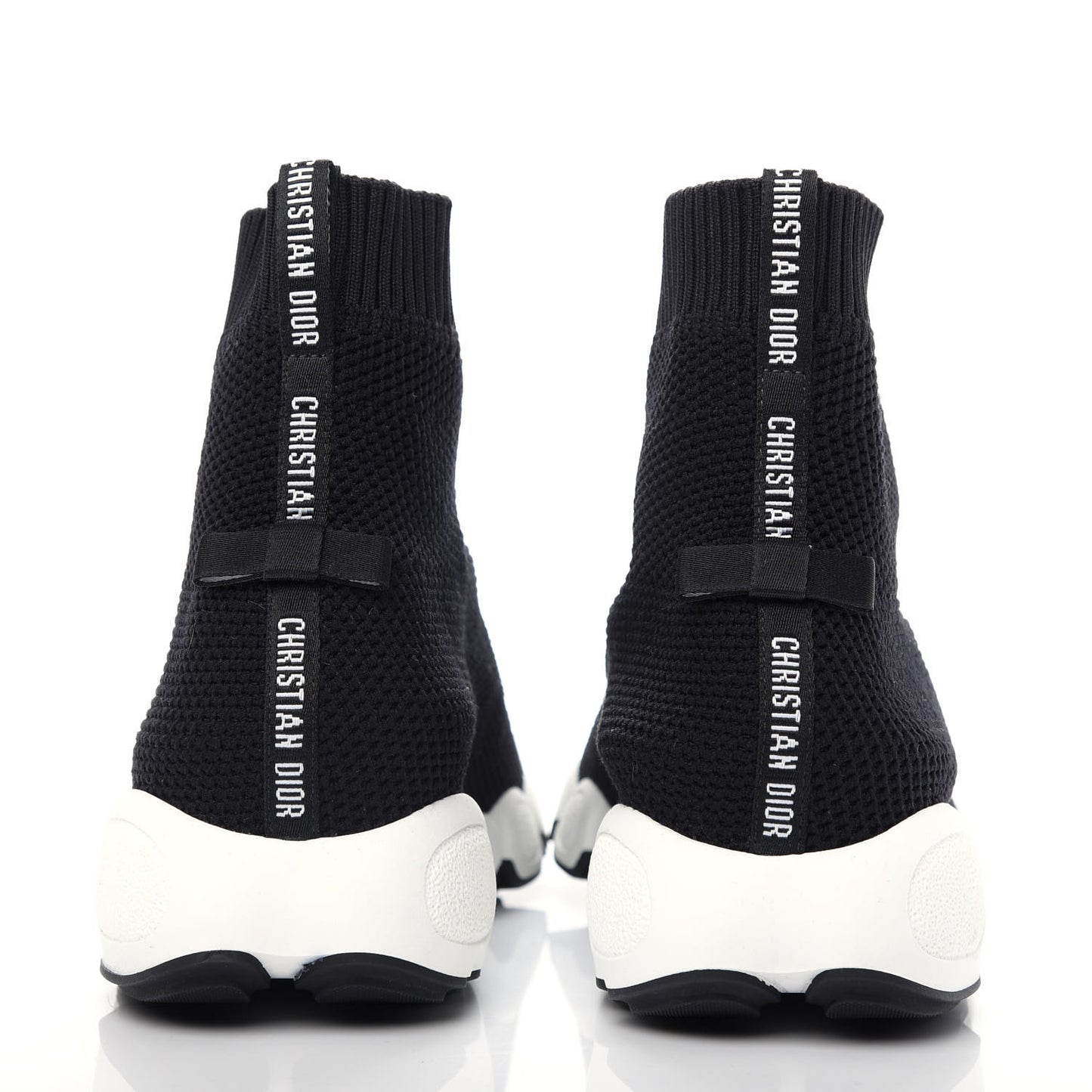Technical Knit F. Two Point Zero High Top Sneakers 36 Black