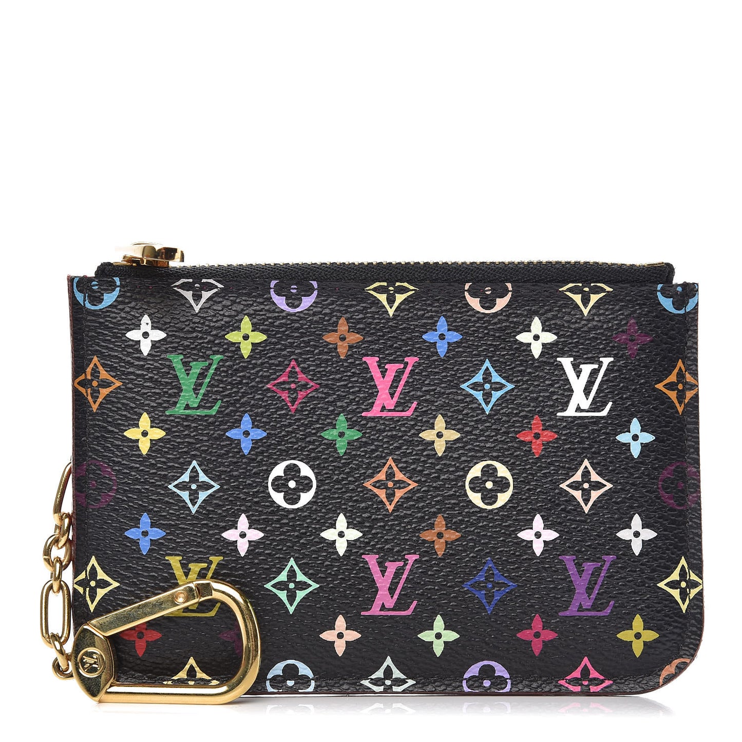 Monogram Multicolor Key Pouch Black Grenade