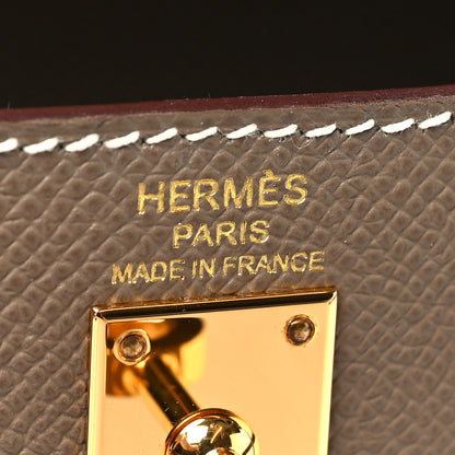 Hermes Epsom Kelly Sellier 25 Etoupe 6 of 13