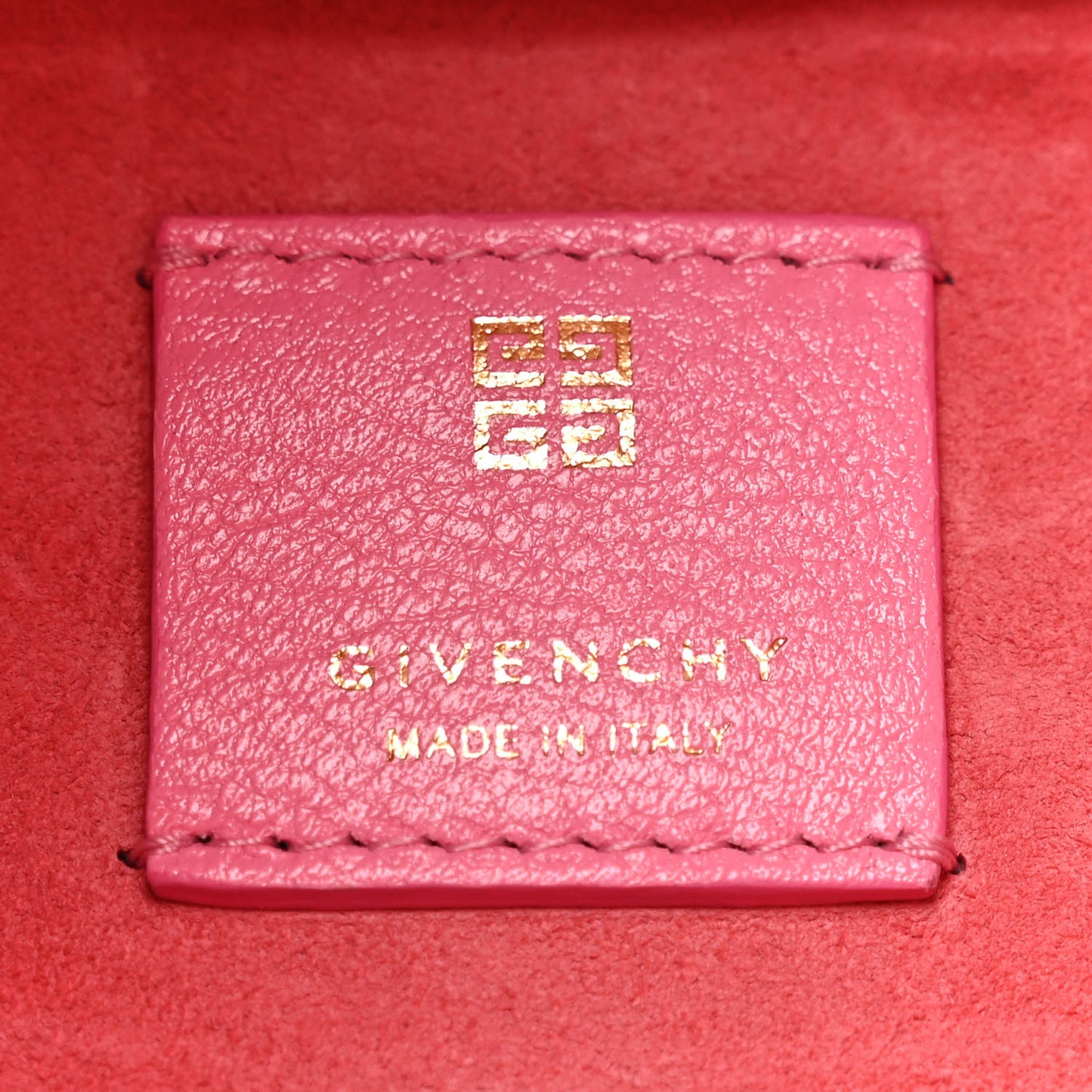 Grained Calfskin Mini G-Lock Hobo Pink