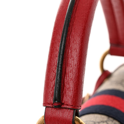 Gucci GG Supreme Monogram Small Queen Margaret Top Handle Bag Red 11 of 12