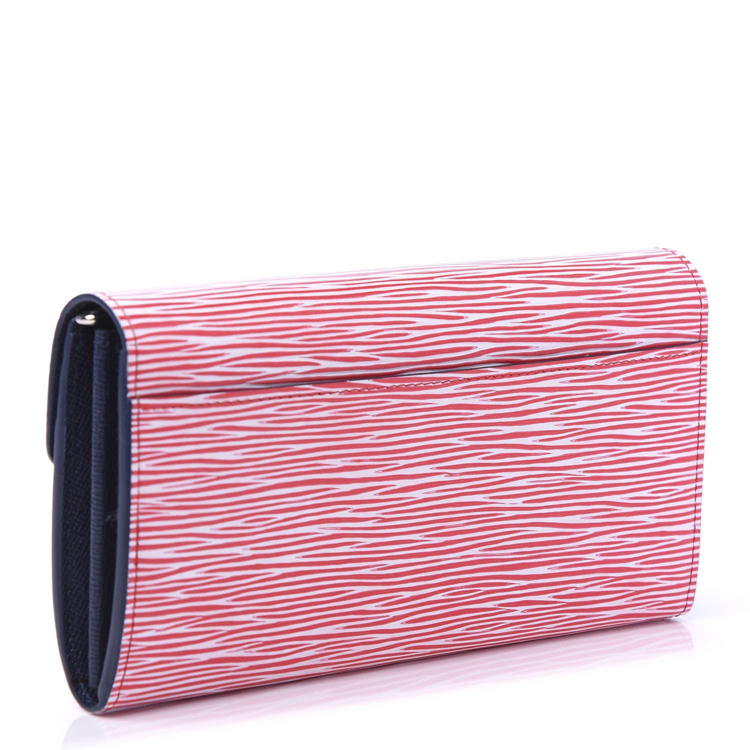 Louis Vuitton Epi Sarah Wallet NM Denim Red 3 of 12