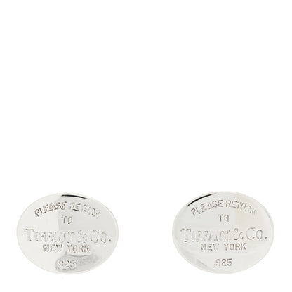 Tiffany Sterling Silver Return To Tiffany Cufflinks 1 of 5
