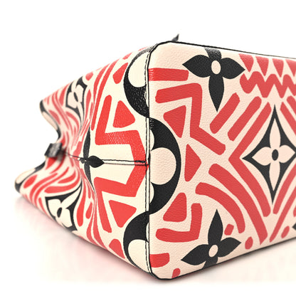 Louis Vuitton Monogram Giant Crafty NeoNoe MM Creme Rouge Black 7 of 8