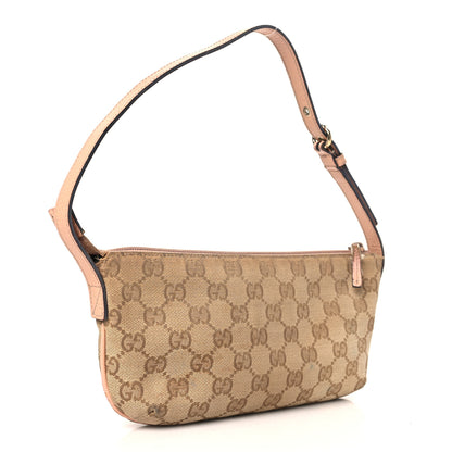Gucci Monogram Pretty Boat Pochette Pink 3 of 12
