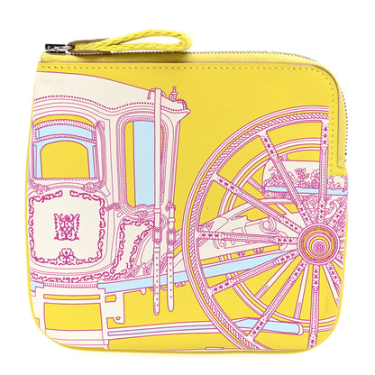 Hermes Swift Balade en Berline Carre Pocket Pouch Lime 1 of 7