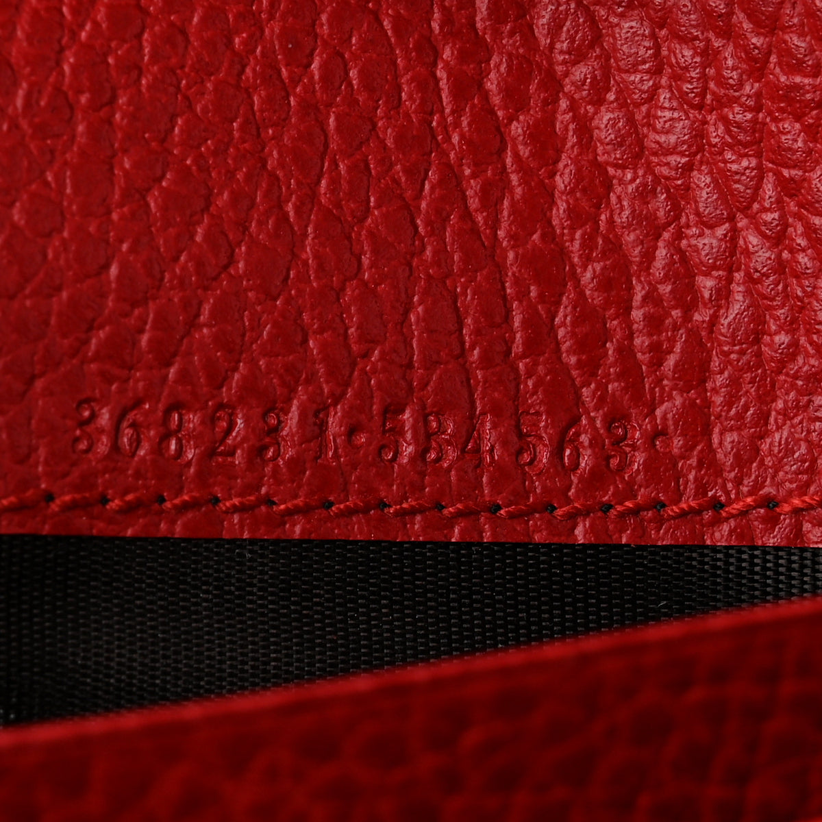 Dollar Calfskin Mini Swing Wallet Bag Oxidation