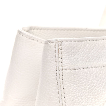 Chanel Calfskin Cerf Executive Shopper Tote White 13 of 24