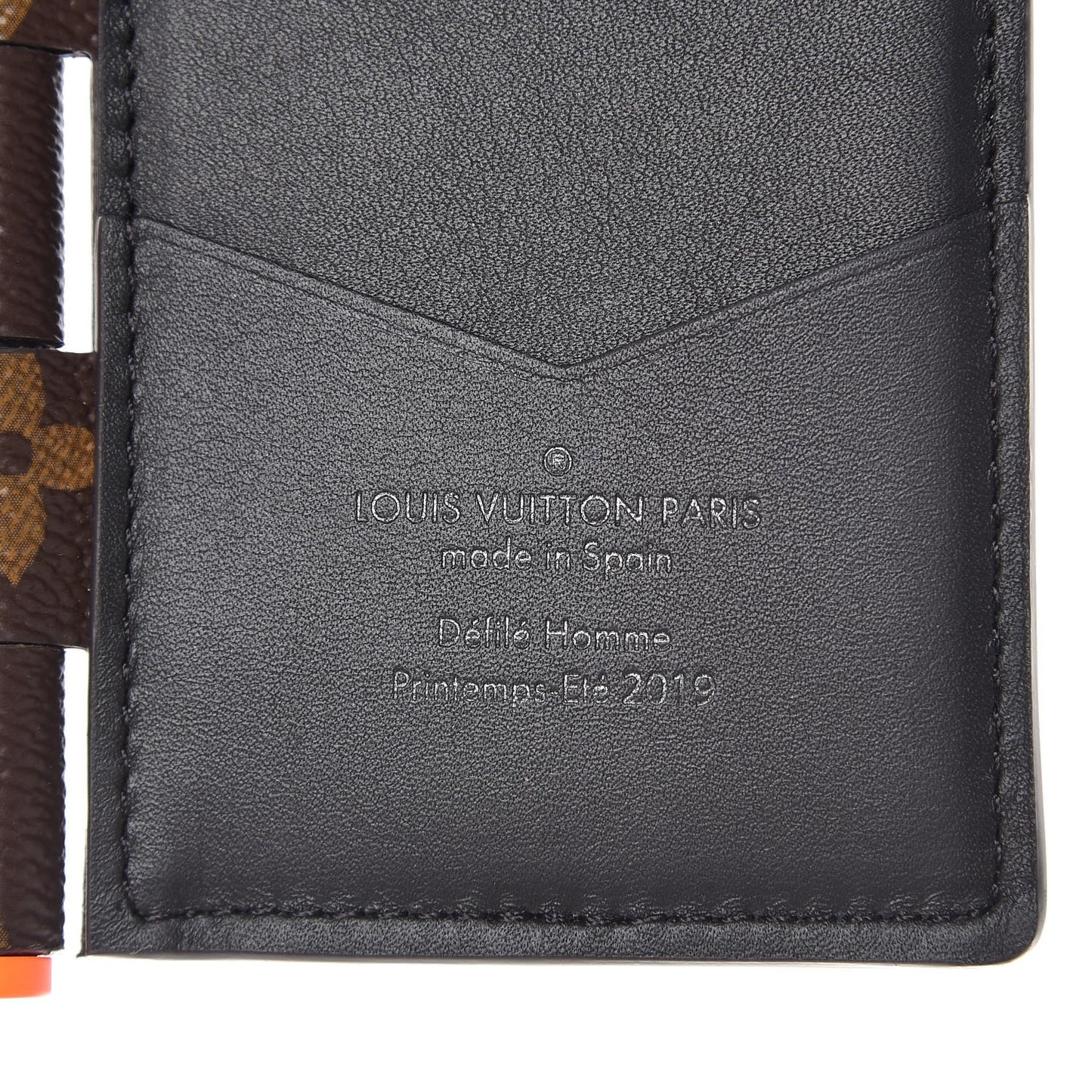 Monogram Hinge Pocket Organizer