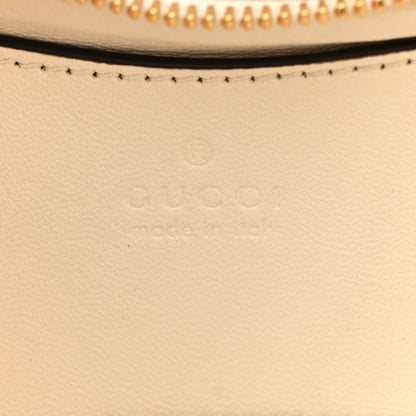 Gucci Lambskin Mini GG Milano Top Handle Shoulder Bag White 6 of 11