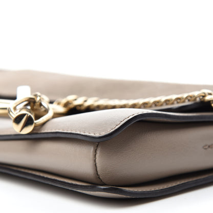 Chloe Suede Calfskin Small Faye Shoulder Bag Motty Grey 7 of 13