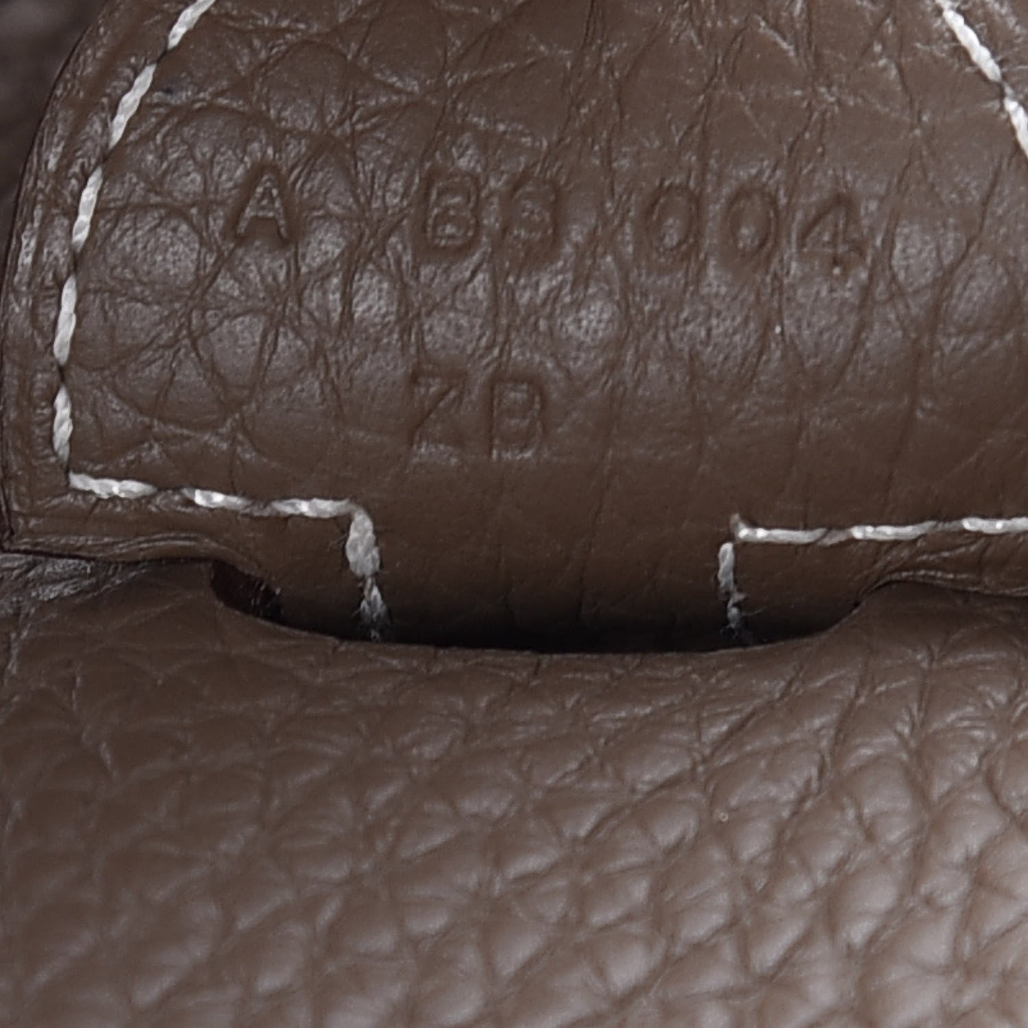 Hermes Taurillon Clemence Evelyne III GM Etoupe 9 of 10