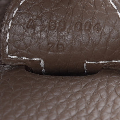 Hermes Taurillon Clemence Evelyne III GM Etoupe 9 of 10