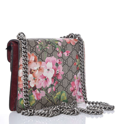 Gucci GG Supreme Monogram Blooms Mini Dionysus Shoulder Bag Beige Multicolor Dry Rose 3 of 7