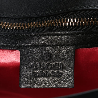 Gucci Velvet Matelasse Small GG Marmont Shoulder Bag Black 6 of 10