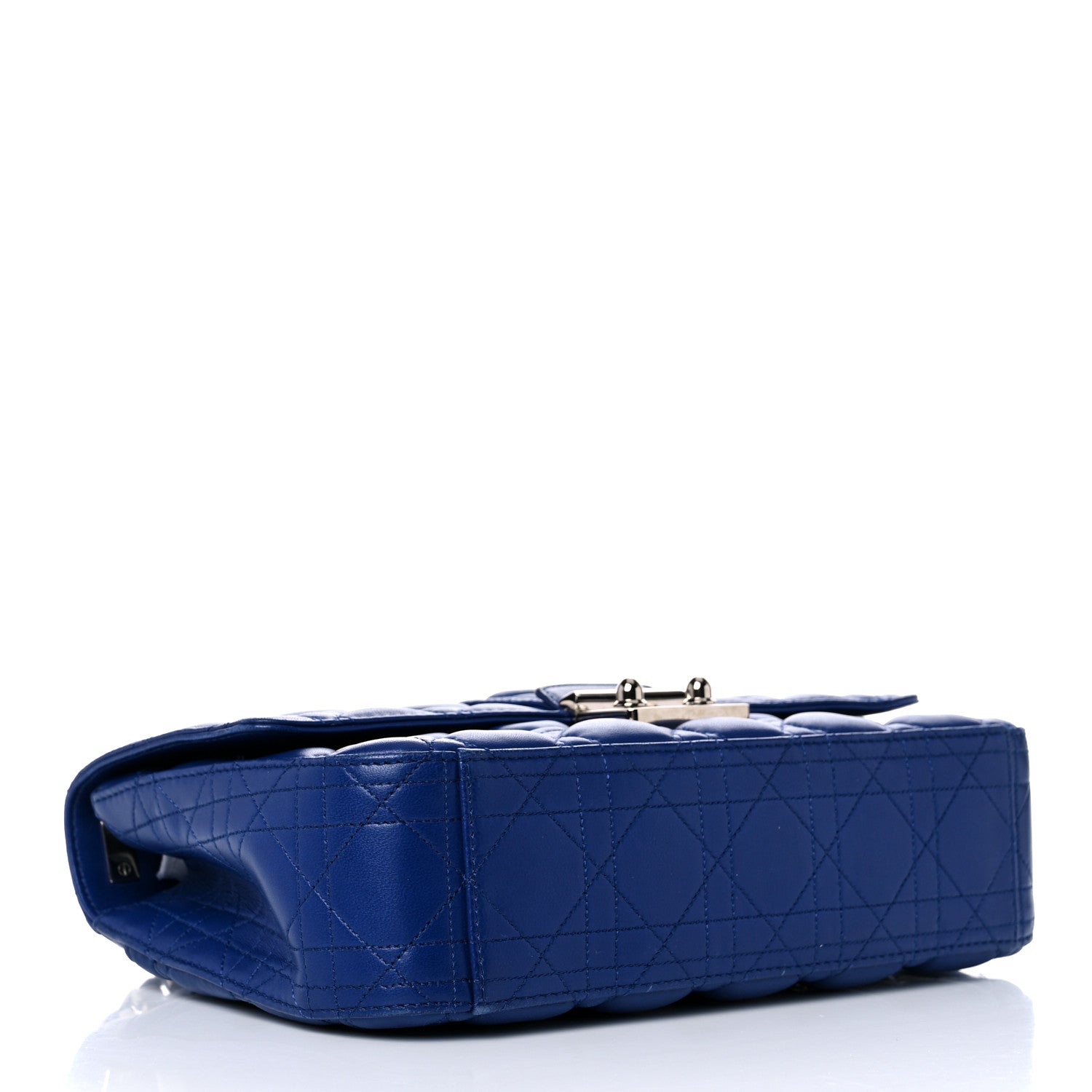 Christian Dior Lambskin Cannage Large Miss Dior Flap Blue 3 of 12