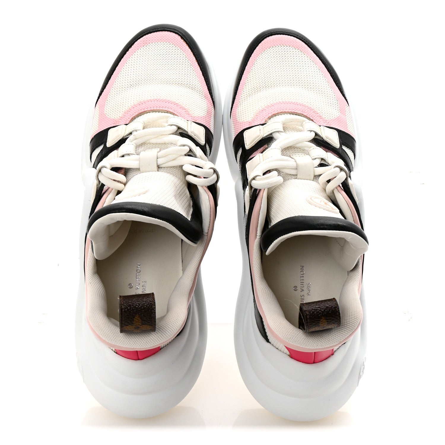 Louis Vuitton Calfskin Technical Nylon LV Archlight Sneaker 38 Rose Clair 2 of 9
