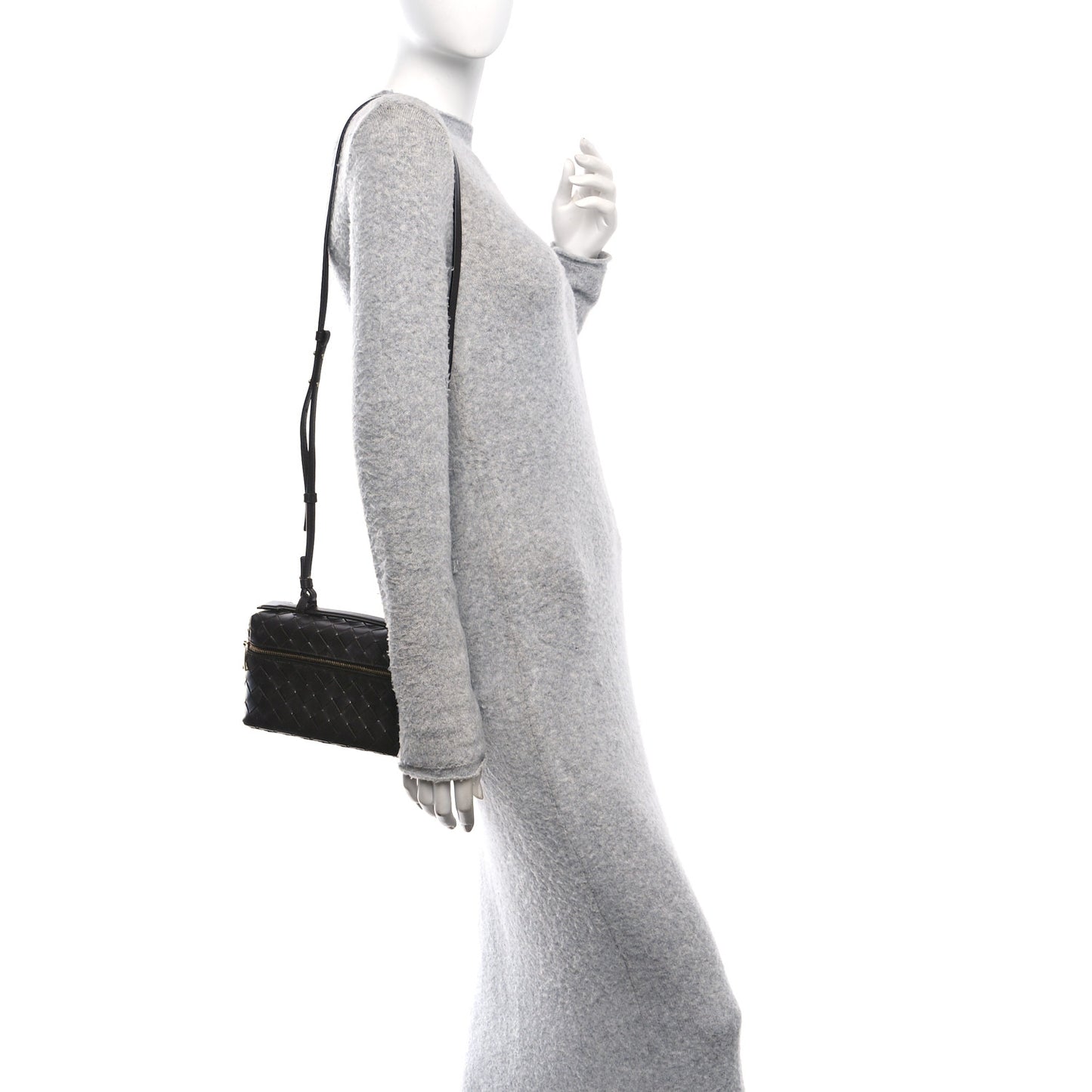 Calfskin Intrecciato Bang Bang Vanity Case Fondant