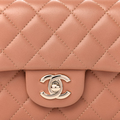 Chanel Lambskin Quilted Mini Rectangular Flap Brown 8 of 11