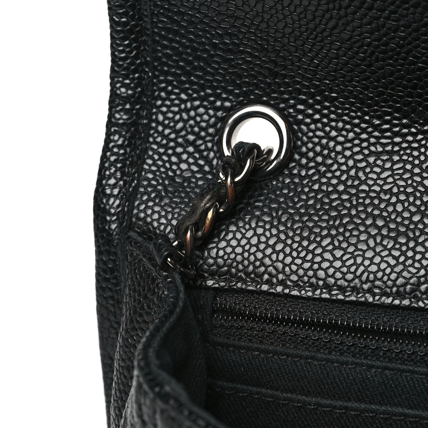 Caviar Small Natural Beauty Flap Black
