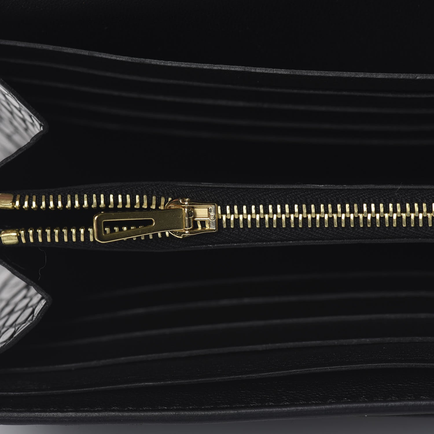 Hermes Matte Alligator Constance Wallet Black 14 of 17