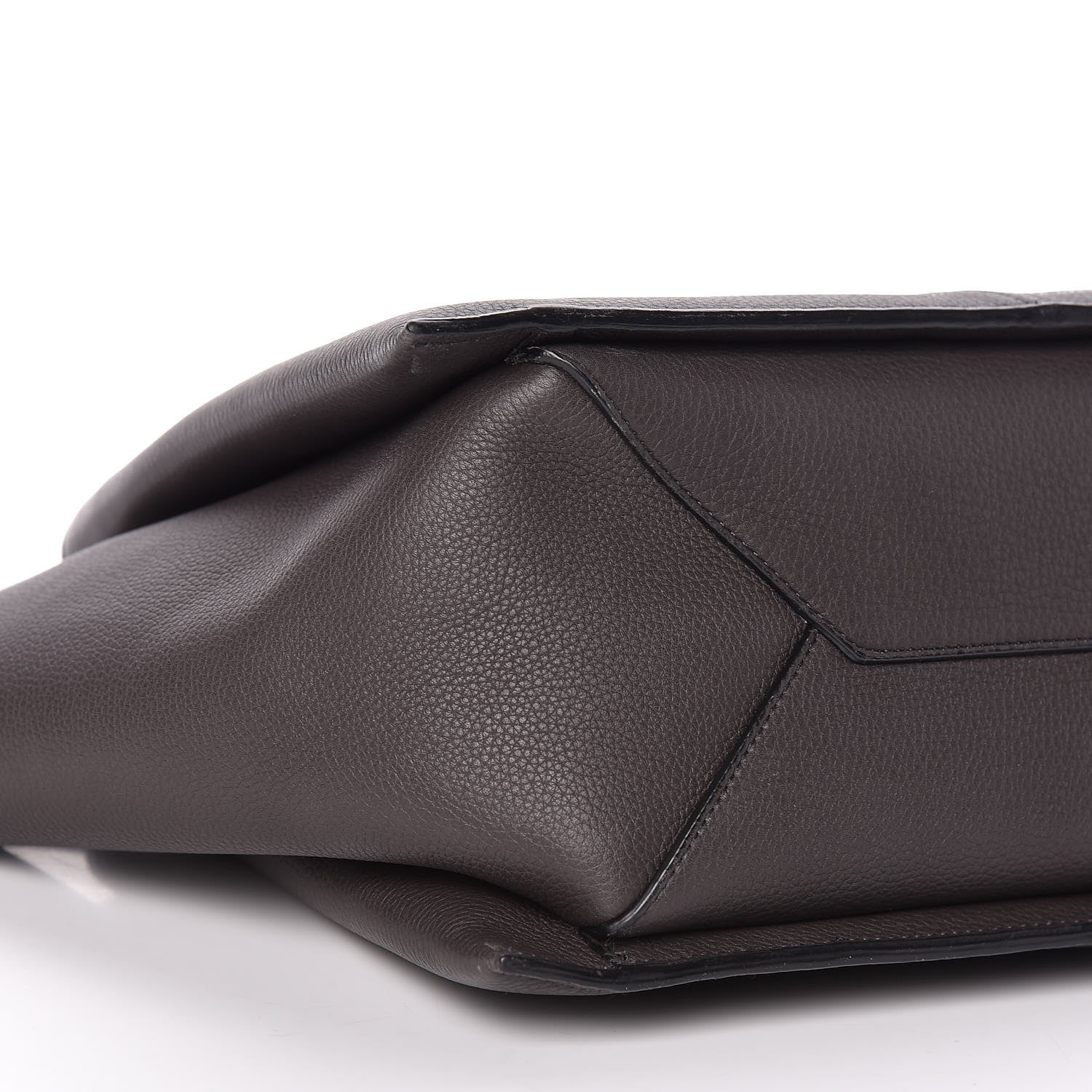 Celine Baby Grained Calfskin Small Tri-Fold Bag Anthracite 5 of 11