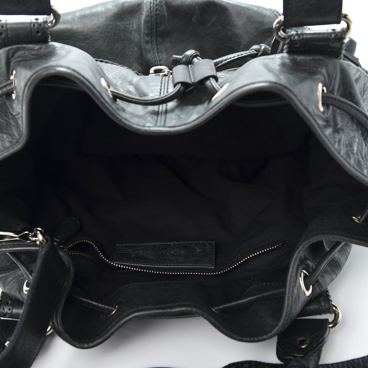 Agneau Giant Brogues Hardware Pompon Anthracite