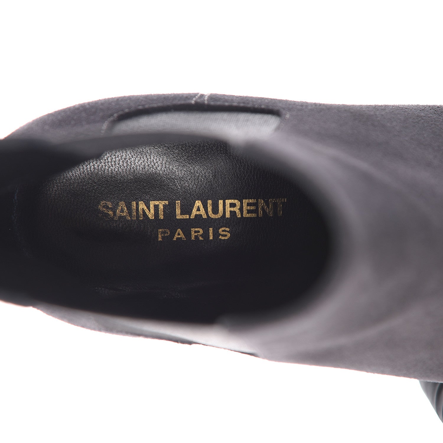 Saint Laurent Suede Chelsea Boots 36.5 6 of 8