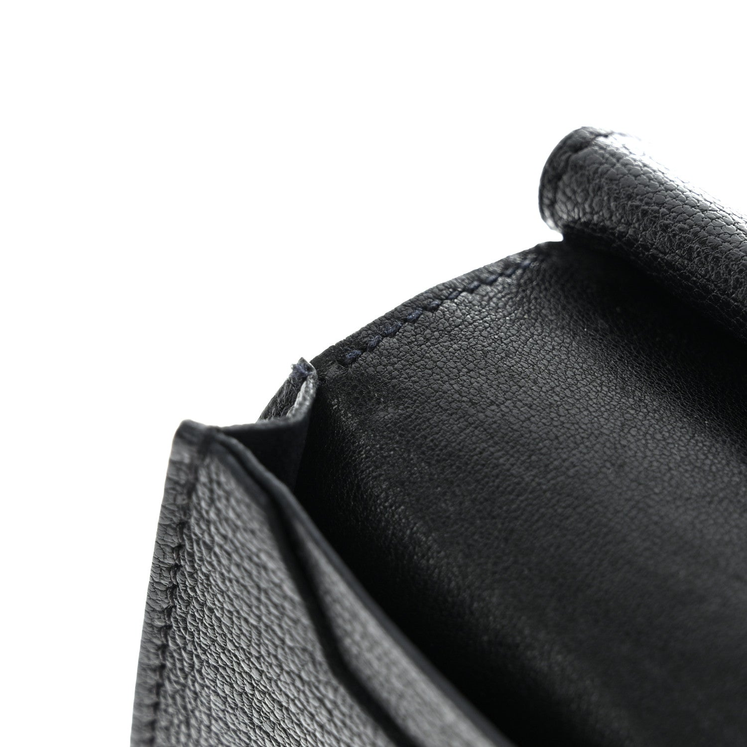 Hermes Chevre Mysore Mini Bearn Wallet Black 12 of 15