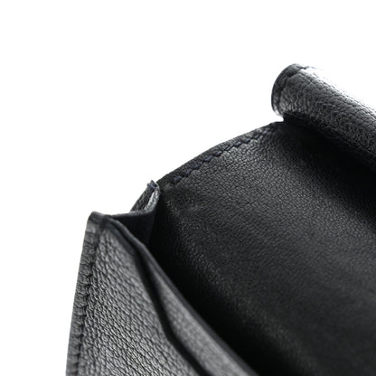 Hermes Chevre Mysore Mini Bearn Wallet Black 12 of 15