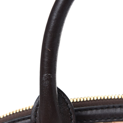 Burberry Haymarket Check Small Orchard Bowling Bag Chocolate 16 of 18